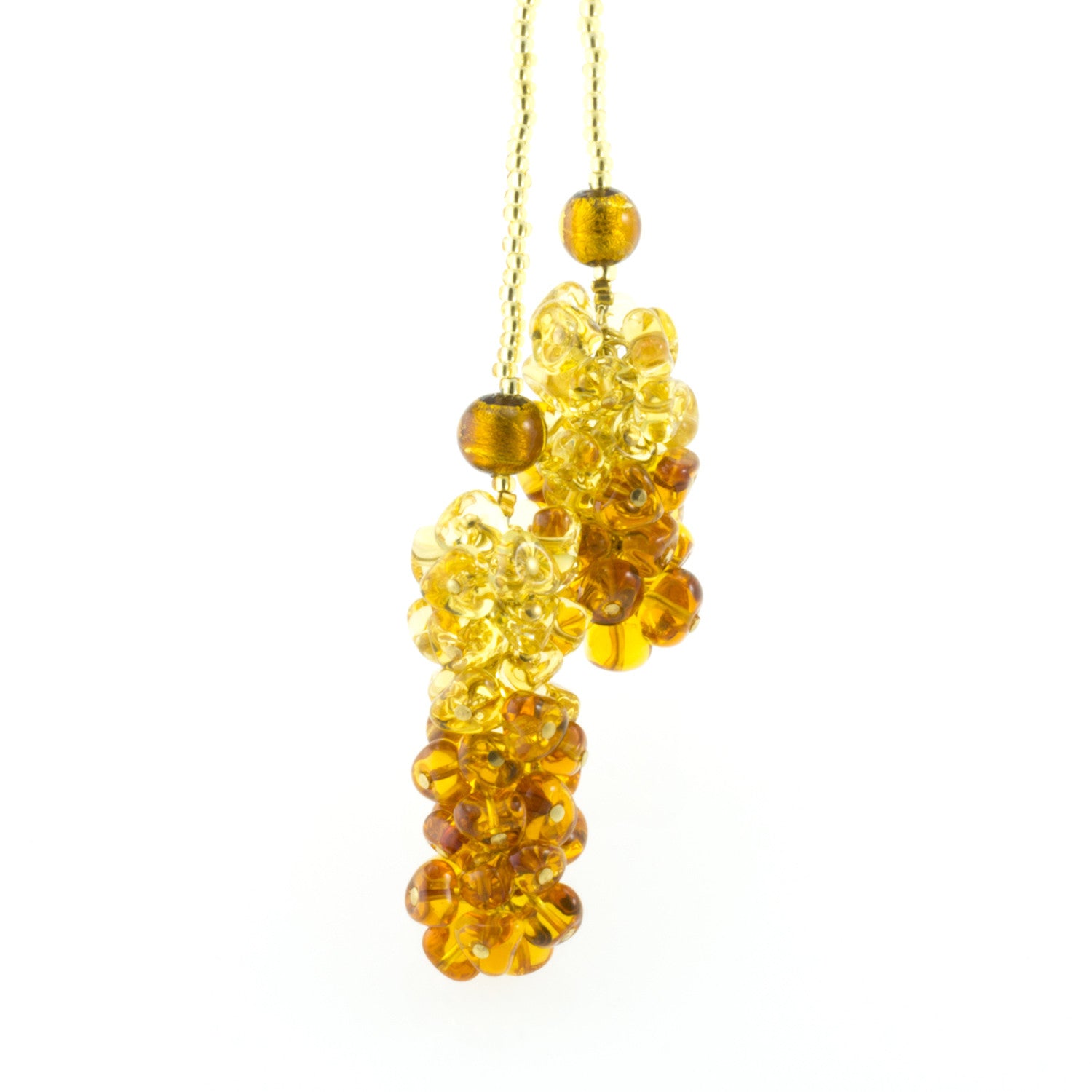 Italian Multicolored Murano Glass Heart Drop Earrings in 18kt Gold Over  Sterling | Ross-Simons